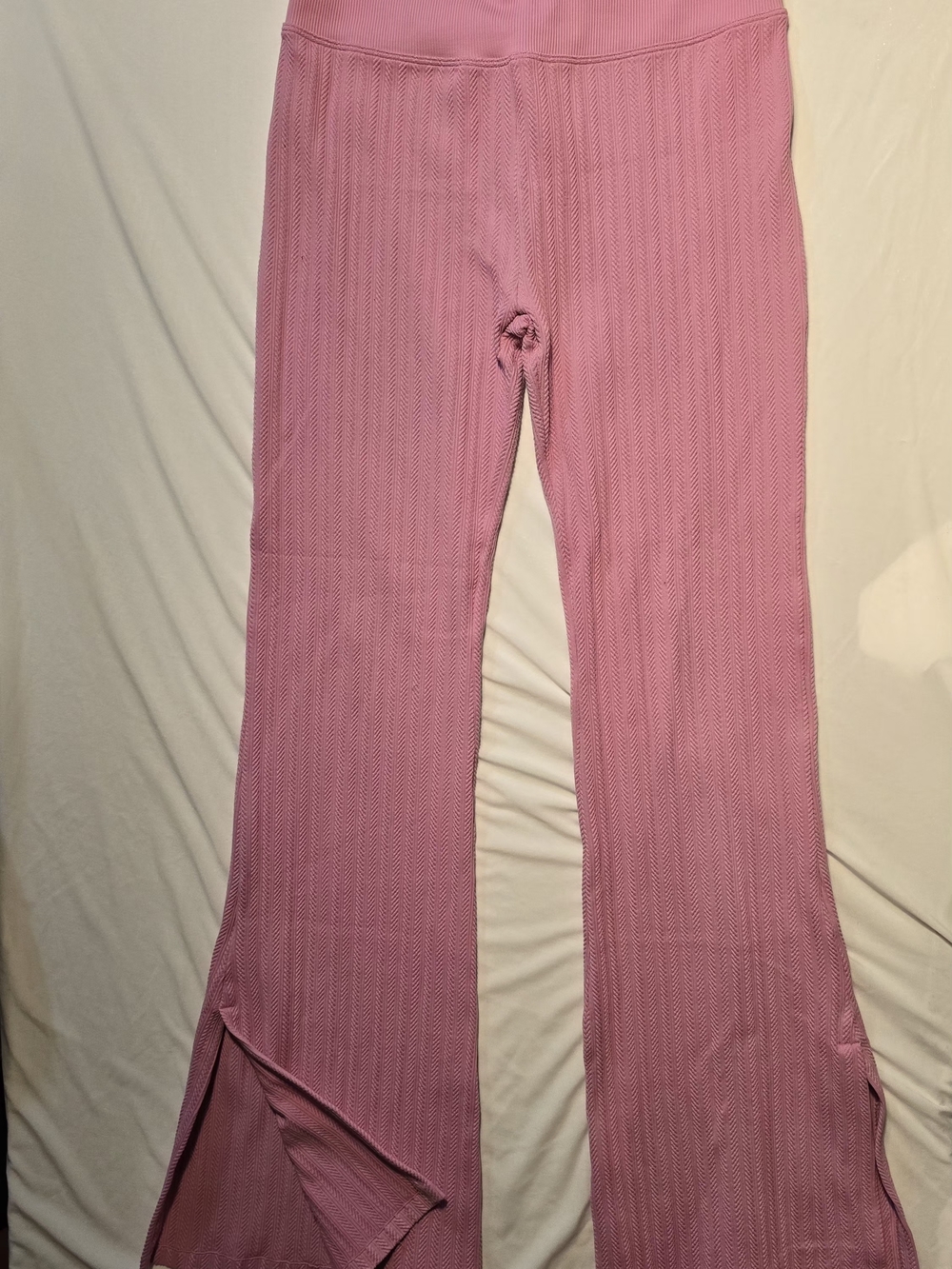 PINK Victoria's Secret Pink Ribbed Boot Cut Flare Pants